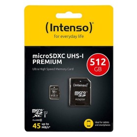 Cartão de Memória Micro SD com Adaptador INTENSO 3423493 512 GB