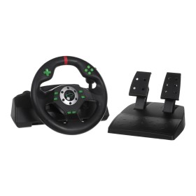 Volante Racing Esperanza EGW101 Pedales Negro Verde PlayStation
