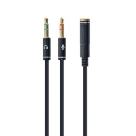 Cable Audio Jack (3,5 mm) Divisor GEMBIRD CCA-418M 20 cm