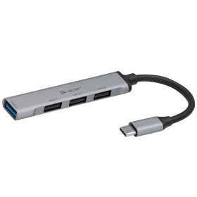 Hub USB-C 4 Puertos Tracer H40 Aluminio