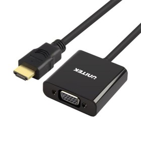 Adaptador HDMI a VGA con Audio Unitek Y-6333 Negro
