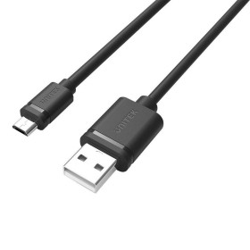 Cable USB a micro USB Unitek Y-C451GBK Negro 1 m
