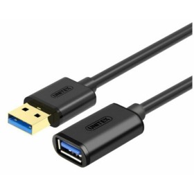 Cable Alargador USB Unitek Y-C456GBK Negro 50 cm