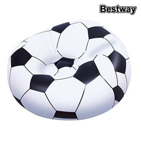 Puff Hinchable Bestway Balón de Fútbol 114 x 112 x 71 cm Bestway - 1