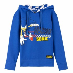Sweatshirt mit Kapuze für Mädchen Sonic Blau