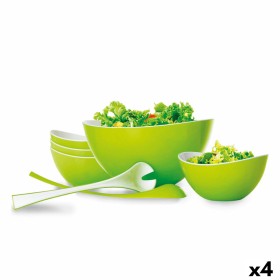 Set de Vajilla Kitchen Tropic (7 Piezas) (4 Unidades) Verde
