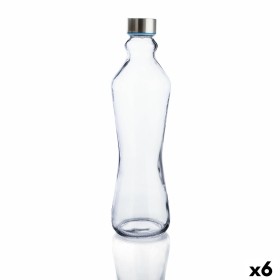 Botella Quid Habitat Transparente Vidrio (1 L) (6 Unidades)