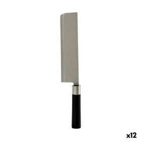 Gros couteau de cuisine 5,6 x 2,5 x 33 cm Argenté Noir Acier