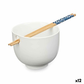 Bowl White Bamboo 24 x 10,7 x 13,3 cm (12 Units) Toothpicks
