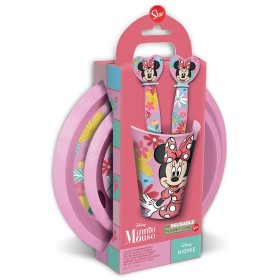 Set de Menaje Infantil Minnie Mouse Rosa 5 Piezas