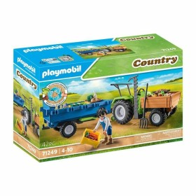Playset de Vehículos Playmobil 71249 Tractor 42 Piezas