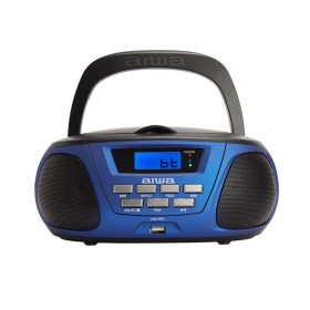 Radio CD Bluetooth MP3 Aiwa Azul Negro