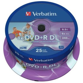 DVD-R Verbatim 25 Unidades 8,5 GB 8x