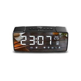 Reloj-Despertador Greenblue 62917 Negro Gris Monocromo