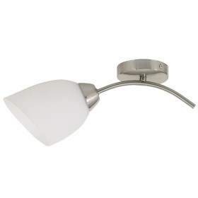 Lámpara de Pared Activejet Blanco Níquel Metal Vidrio 40 W 40 x