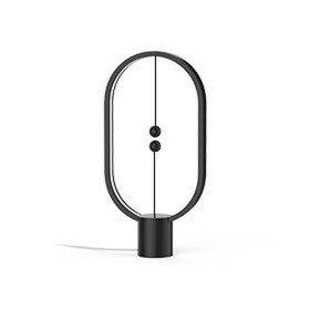 Lámpara de mesa Allocacoc Heng Balance Ellipse Negro Plástico