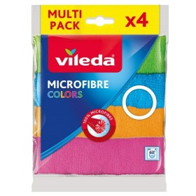 Microfibre cleaning cloth Vileda 155717 Blue White Green Orange