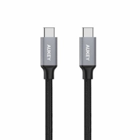 Kabel USB C Aukey CB-CD5 Schwarz Schwarz/Grau 1 m