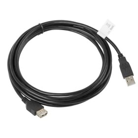 Cable Alargador USB Lanberg CA-USBE-10CC-0030-BK Negro 3 m