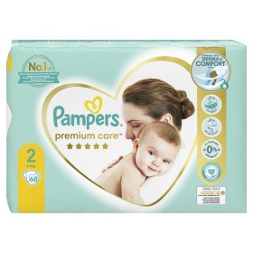 Disposable nappies Pampers 2 (68 Units)