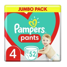 Disposable nappies Pampers 9-15 kg 4 (52 Units)