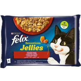 Comida para gato Purina Felix Sensations Pollo Ternera