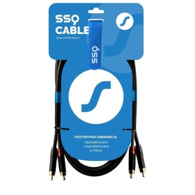 Kabel 2 x RCA Sound station quality (SSQ) SS-1431 Schwarz 1 m
