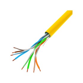 Cable de Red Rígido UTP Categoría 6 Lanberg LCU5-10CC-0305-Y