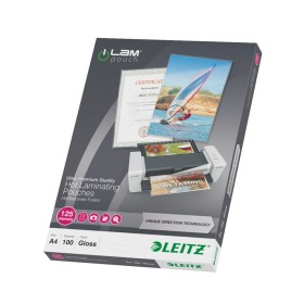 Láminas para Plastificar Leitz iLam UDT 100 Unidades 0,125 mm