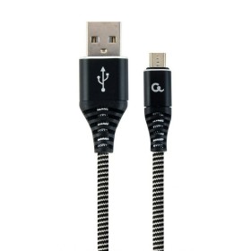 Cable USB a micro USB GEMBIRD CC-USB2B-AMMBM-2M-BW Negro 2 m